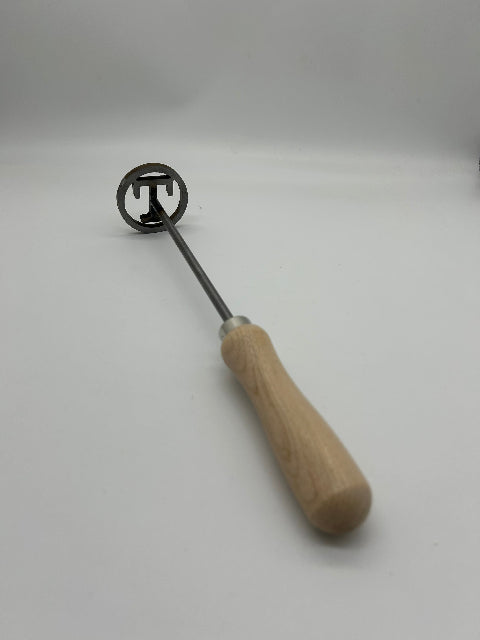 Custom Circle Branding Iron for Woodworking, Steel Rustic Gift, BBQ, Leather, Wedding, Groomsmen