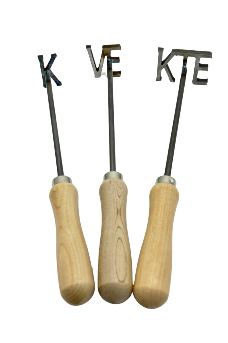 Branding Iron Letters - 1, 2, 3, or 4 letters