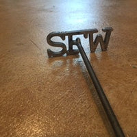 Custom Steel Branding Irons - 3 Letter Hot Brand