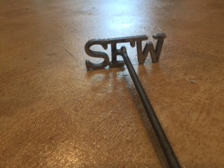Custom Steel Branding Irons - 3 Letter Hot Brand