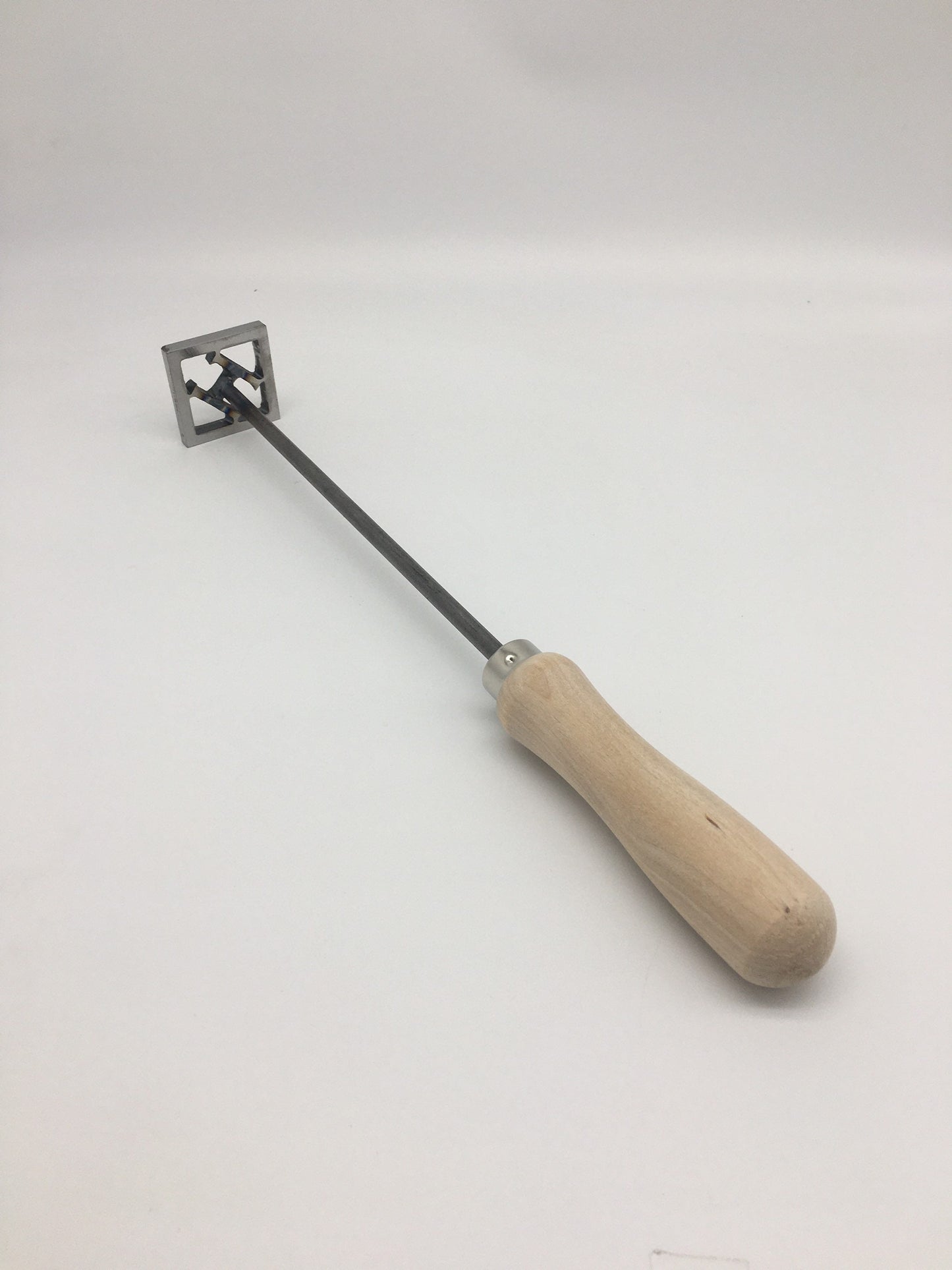 Custom Branding Iron: one letter within diagonal square (Made in the USA) wedding unity ceremony woodworking steel anniversary rustic