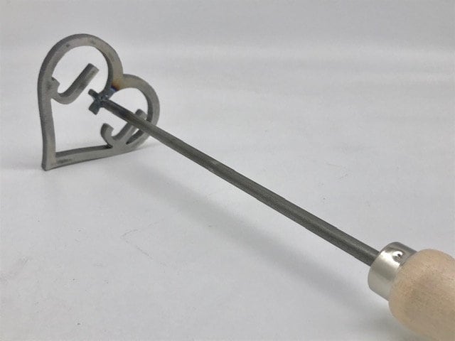 Custom Rustic Wedding Branding Iron for Unity Ceremony, Anniversary Gift, Country Unity