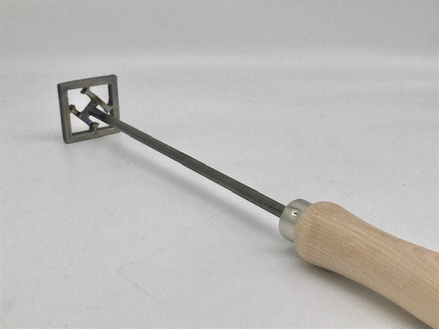 Custom Branding Iron: one letter within diagonal square (Made in the USA) wedding unity ceremony woodworking steel anniversary rustic