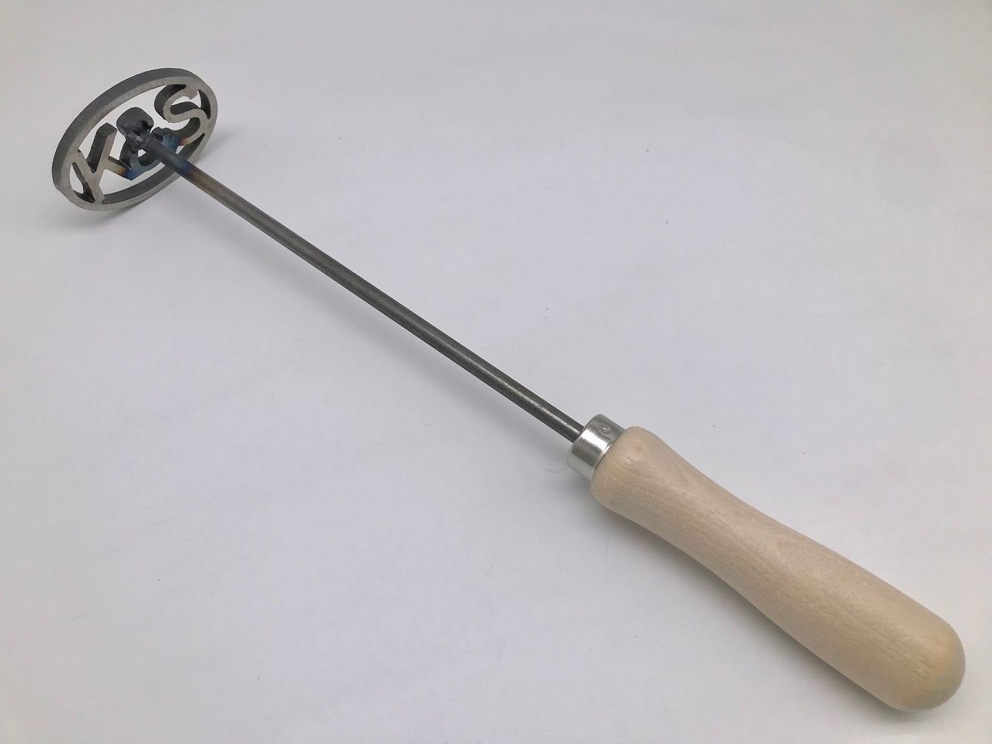 Custom Branding Iron: Oval shape with two letters (Made in the USA) wedding unity ceremony woodworking steel anniversary rustic