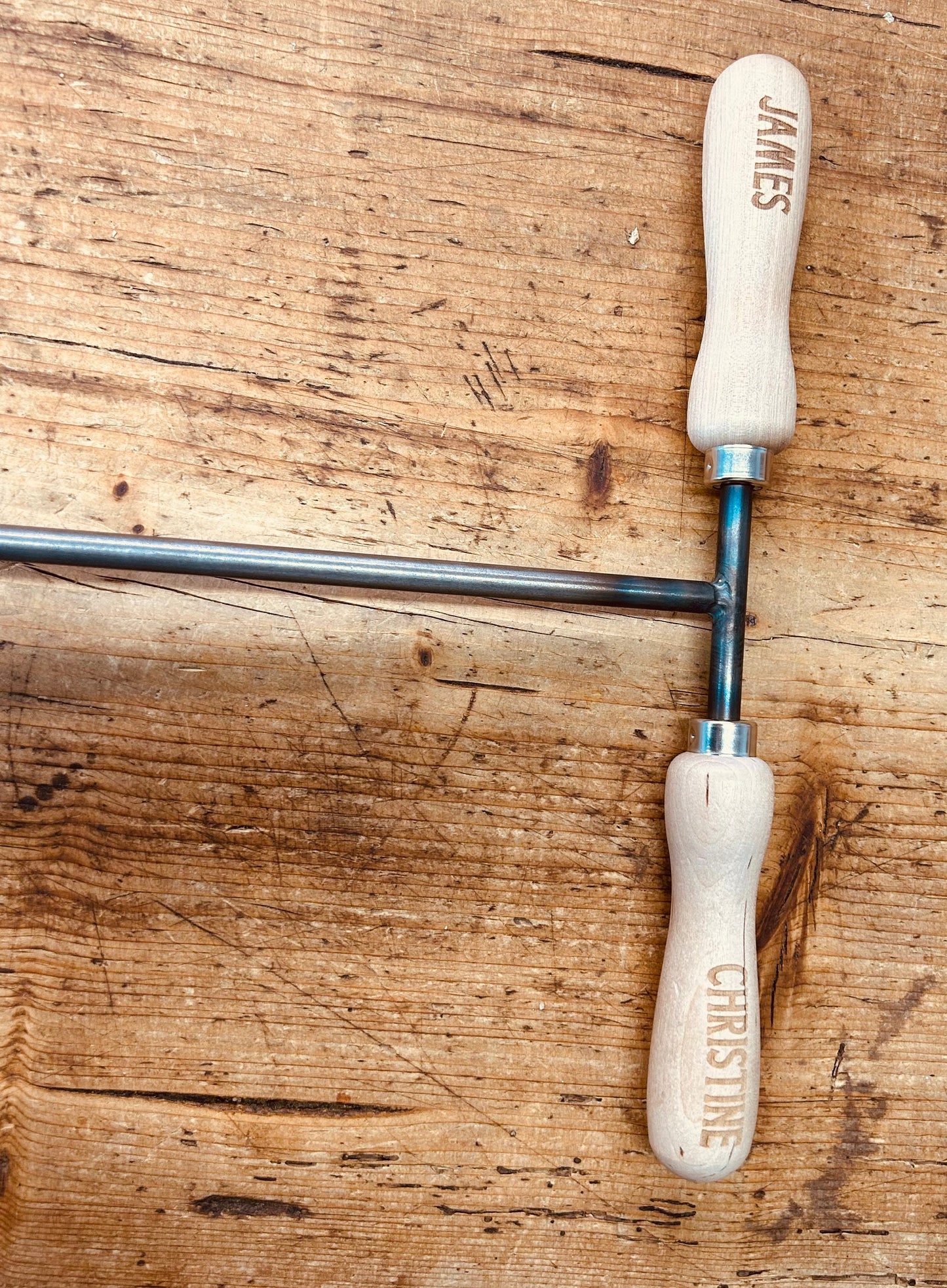 Custom Wedding Branding Iron - Personalized Date, Initials, Heart - Rustic and Country Ceremony Essentials