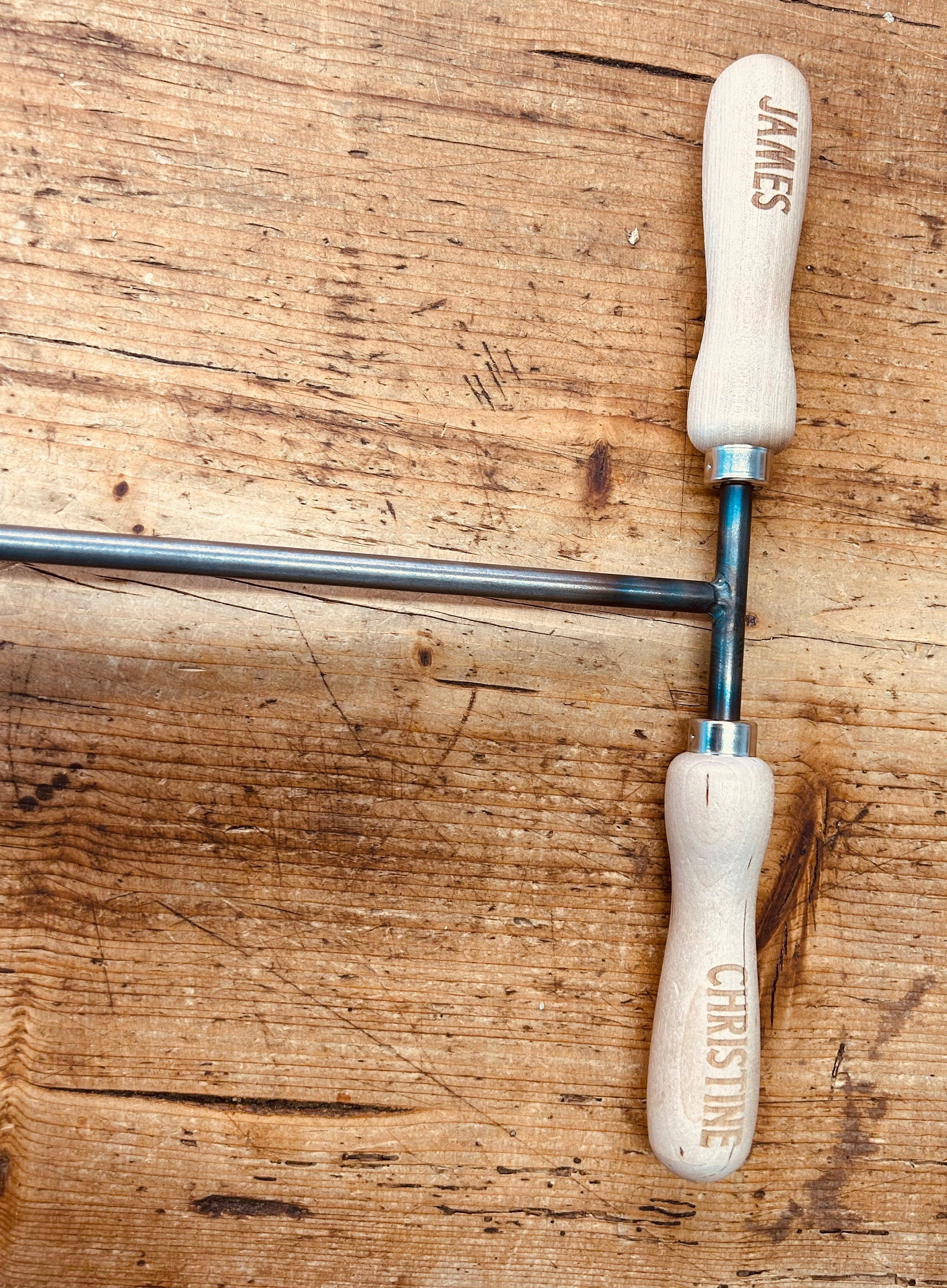 Custom Wedding Branding Iron - Personalized Date, Initials, Heart - Rustic and Country Ceremony Essentials