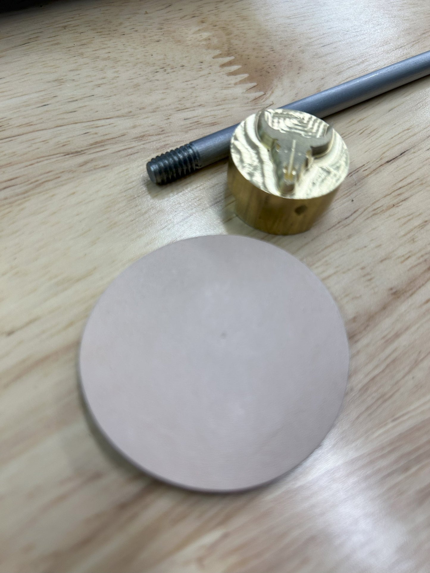 Custom USA-made Leather Brass Tooling Stamps - Perfect Anniversary Gift for Him or Her