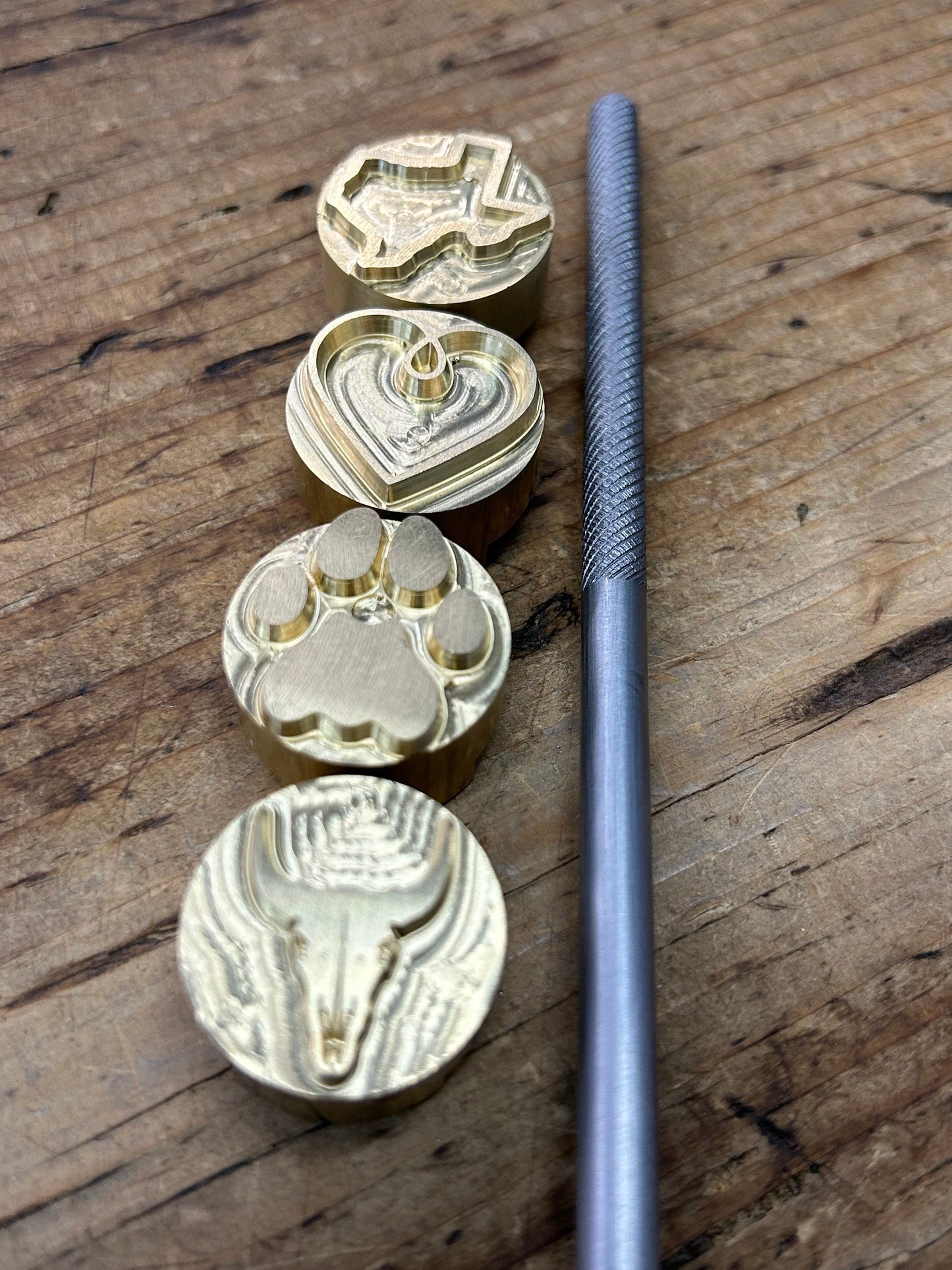 Pottery and Clay Brass Stamps (Made in the USA)