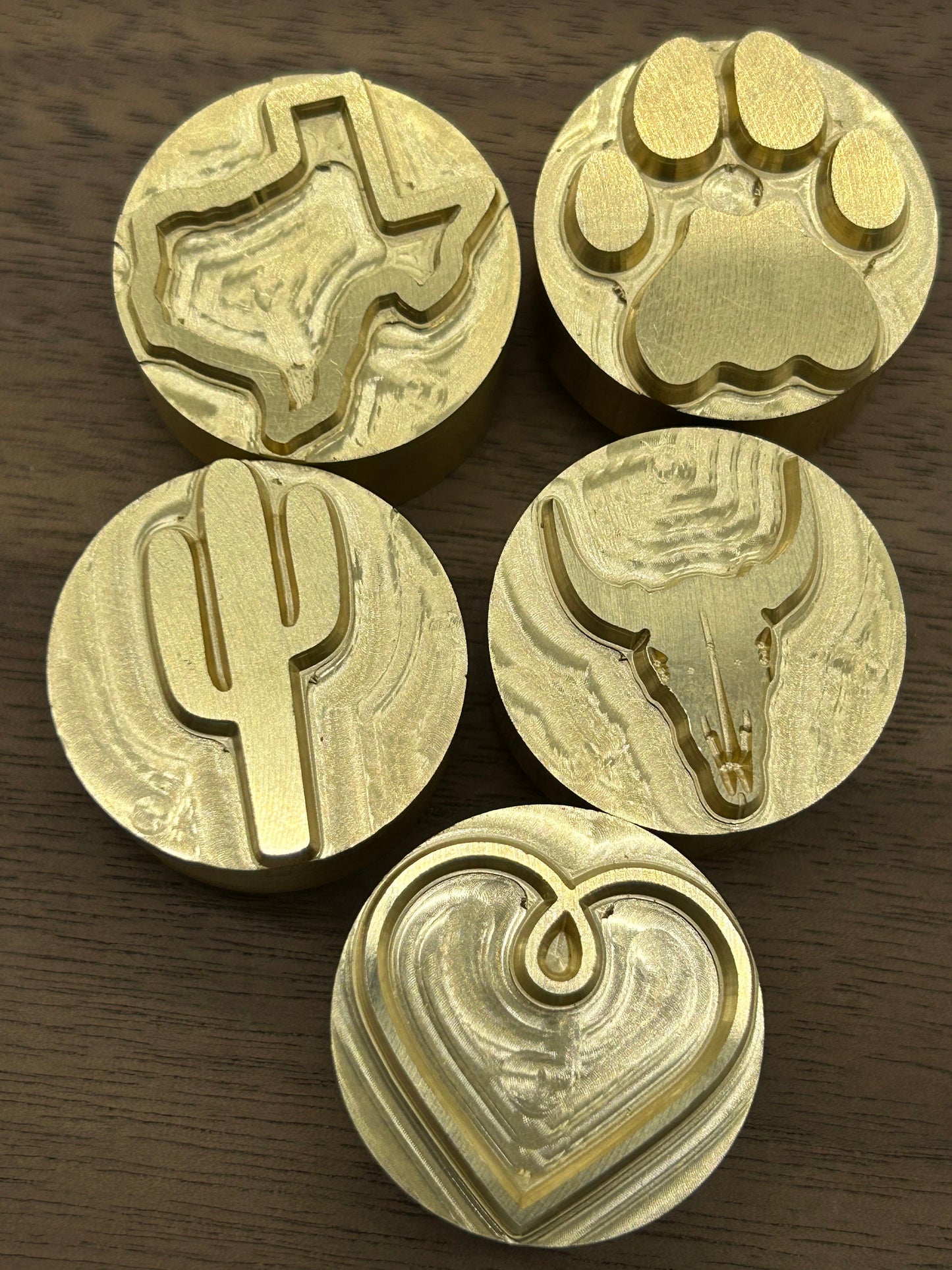Pottery and Clay Brass Stamps (Made in the USA)