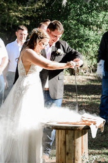 Personalized Rustic Wedding Branding Iron with Initials and Arrow Made in USA