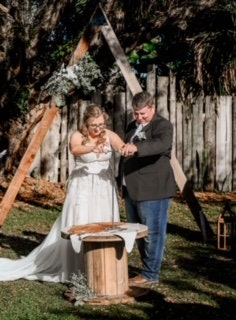 Personalized Rustic Wedding Branding Iron with Initials and Arrow Made in USA