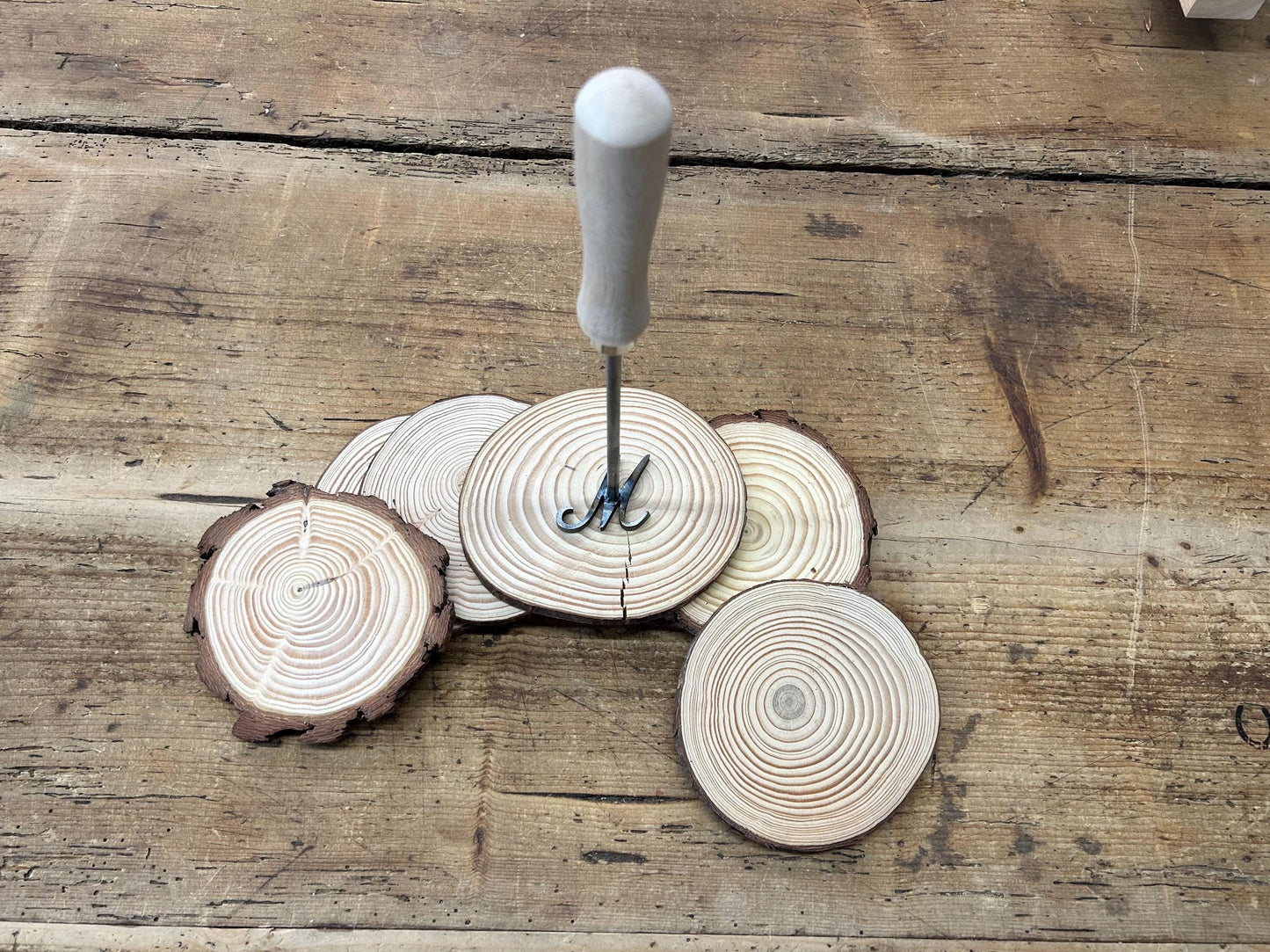 Custom Script Branding Iron with 1 letter (Made in the USA) wedding unity ceremony woodworking steel anniversary rustic