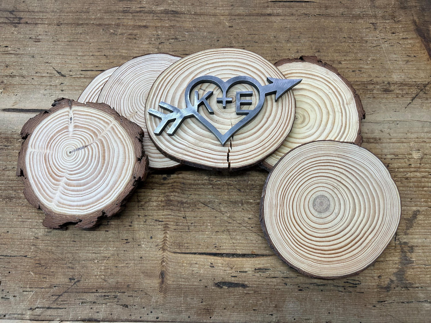 Personalized Rustic Wedding Branding Iron with Arrow - Country Unity Ceremony - Made in USA