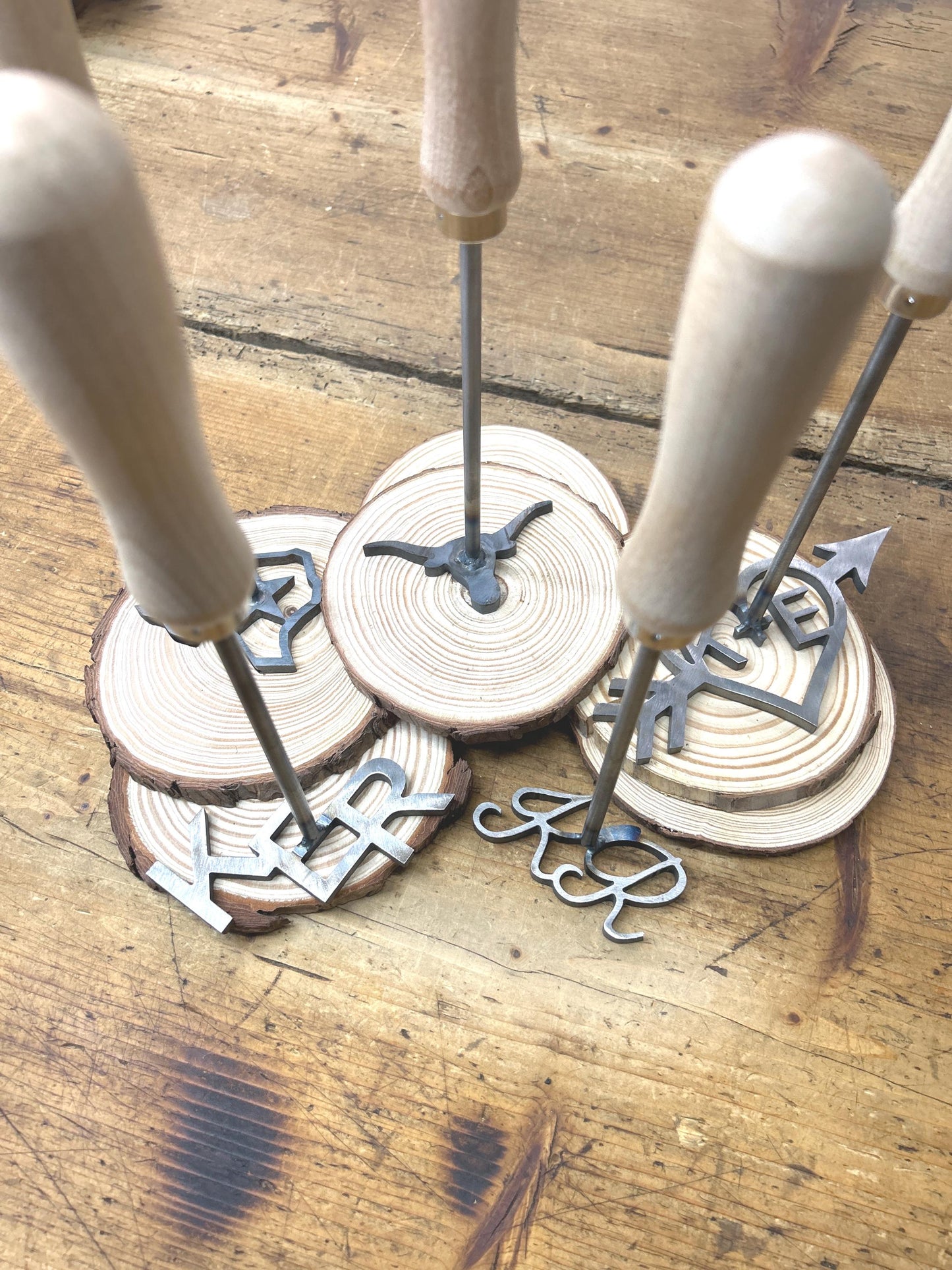 Branding Iron - Longhorn - Woodworking & Anniversary Gifts