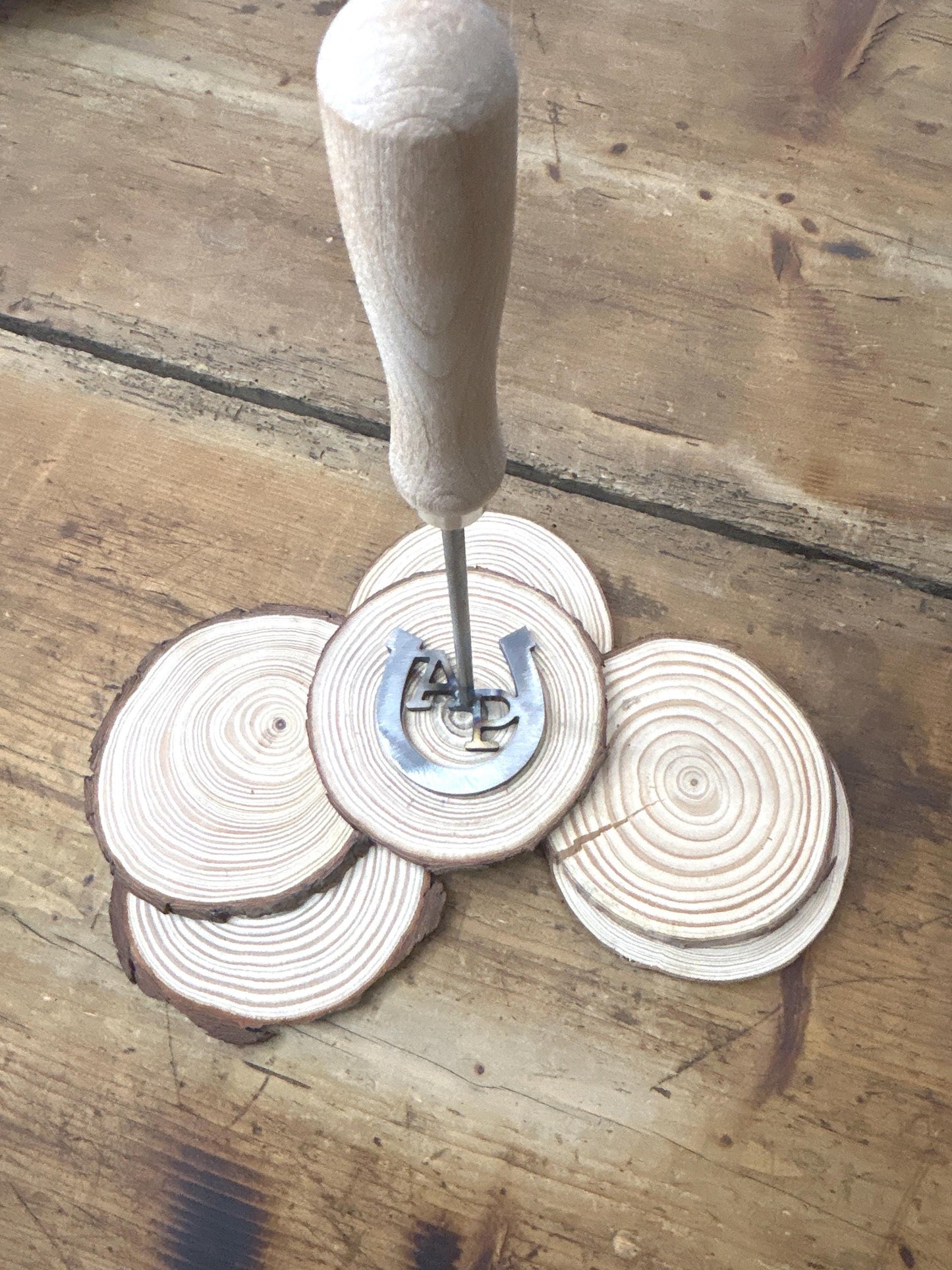 Personalized Horseshoe Branding Iron for Wedding Unity & Anniversary Gifts