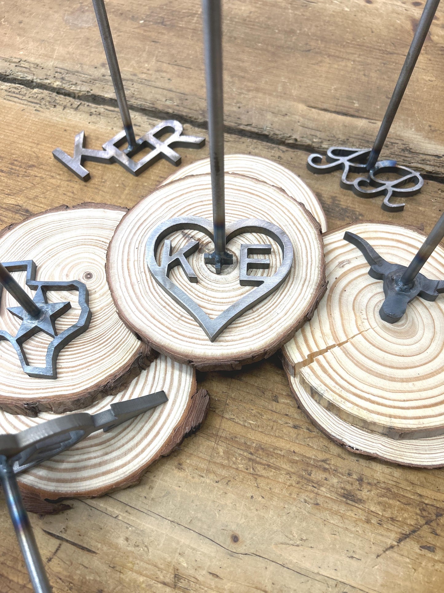 Custom Rustic Wedding Branding Iron for Unity Ceremony, Anniversary Gift, Country Unity