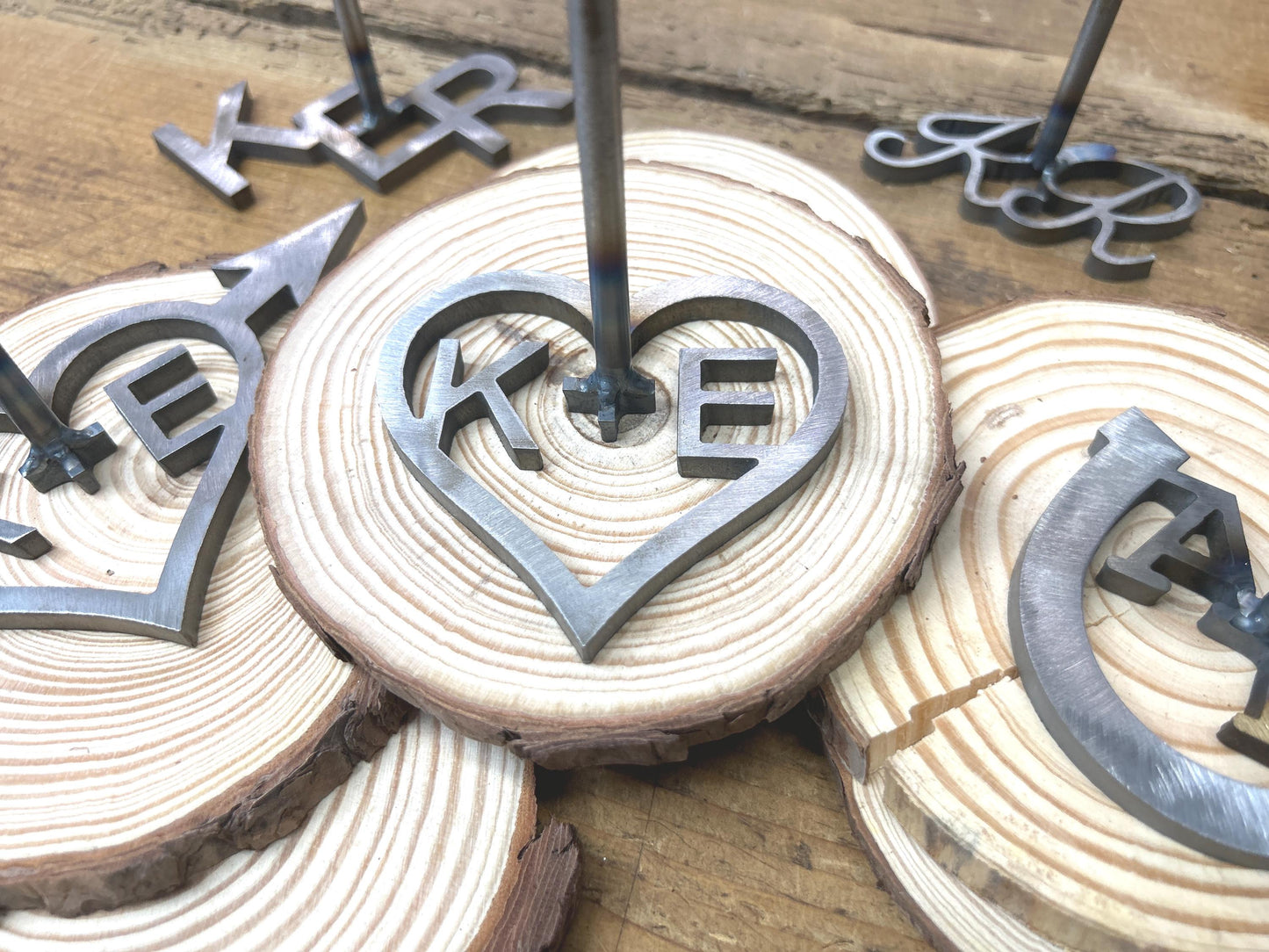 Custom Rustic Wedding Branding Iron for Unity Ceremony, Anniversary Gift, Country Unity