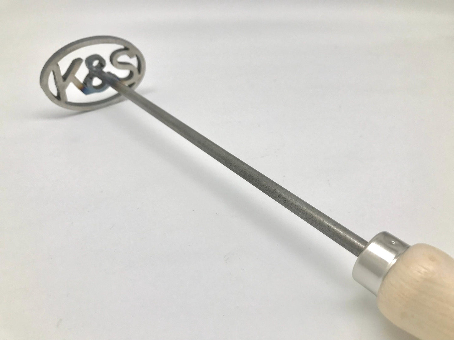 Custom Branding Iron: Oval shape with two letters (Made in the USA) wedding unity ceremony woodworking steel anniversary rustic