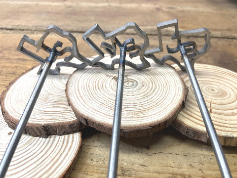 Custom Texas Branding Irons for groomsmen gifts