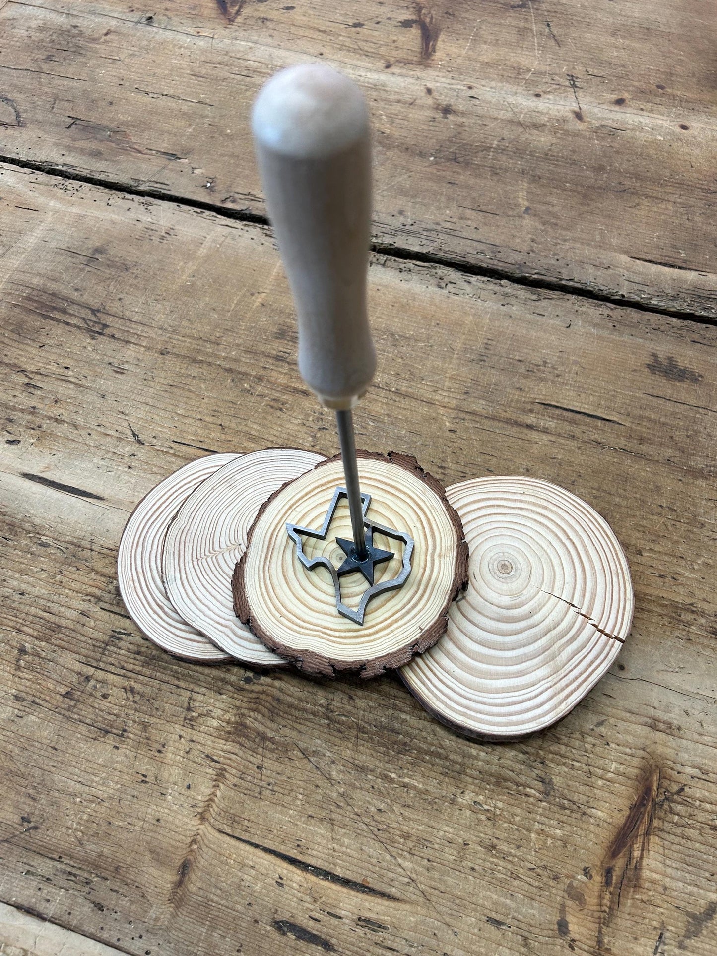 Texas Star Branding Iron for BBQ, Weddings, Rustic, Country