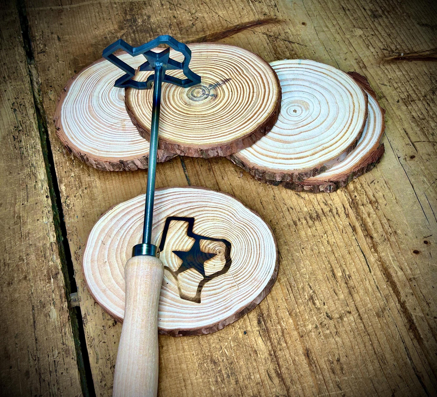 Texas Star Branding Iron for BBQ, Weddings, Rustic, Country