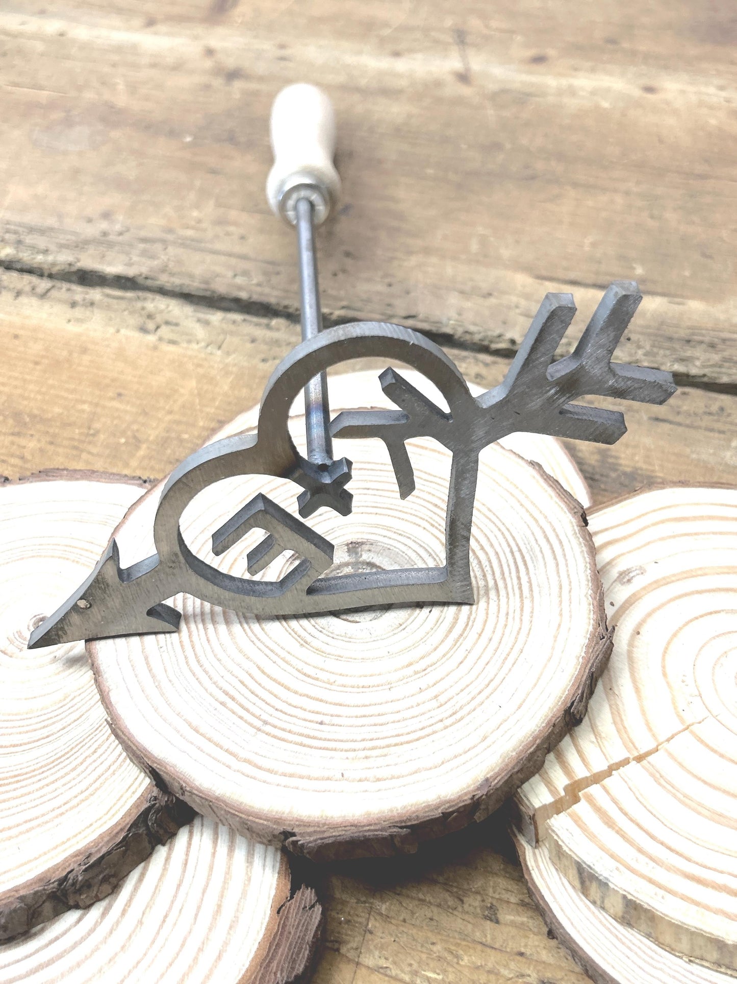 Personalized Rustic Wedding Branding Iron with Arrow - Country Unity Ceremony - Made in USA