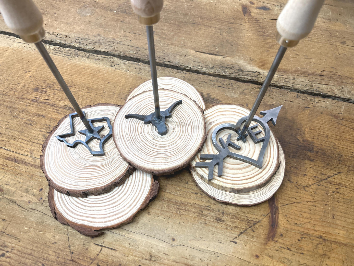 Branding Iron - Longhorn - Woodworking & Anniversary Gifts