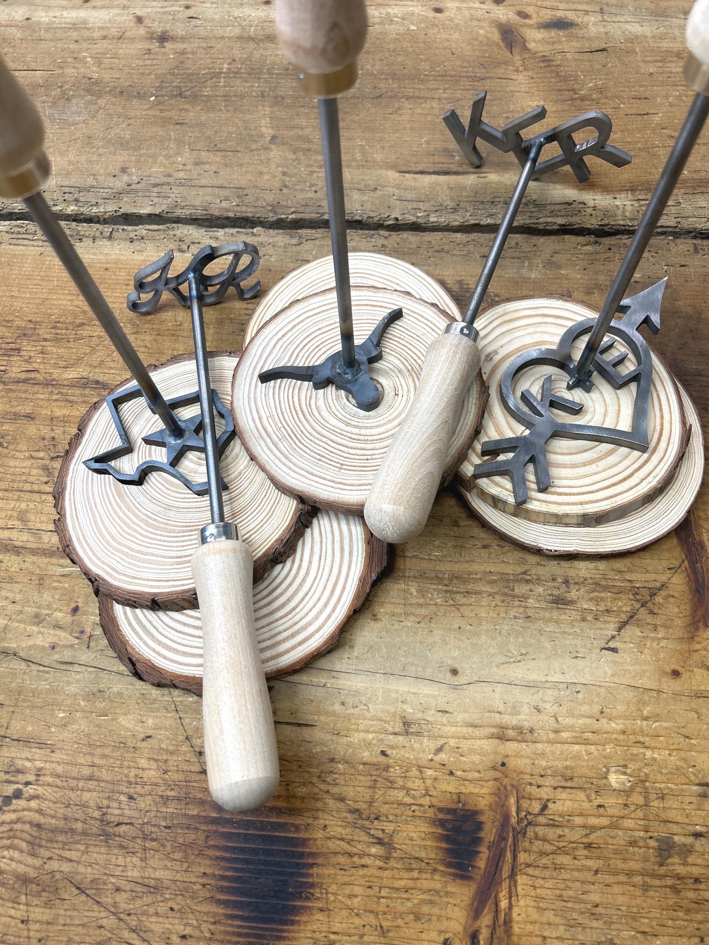 Branding Iron - Longhorn - Woodworking & Anniversary Gifts