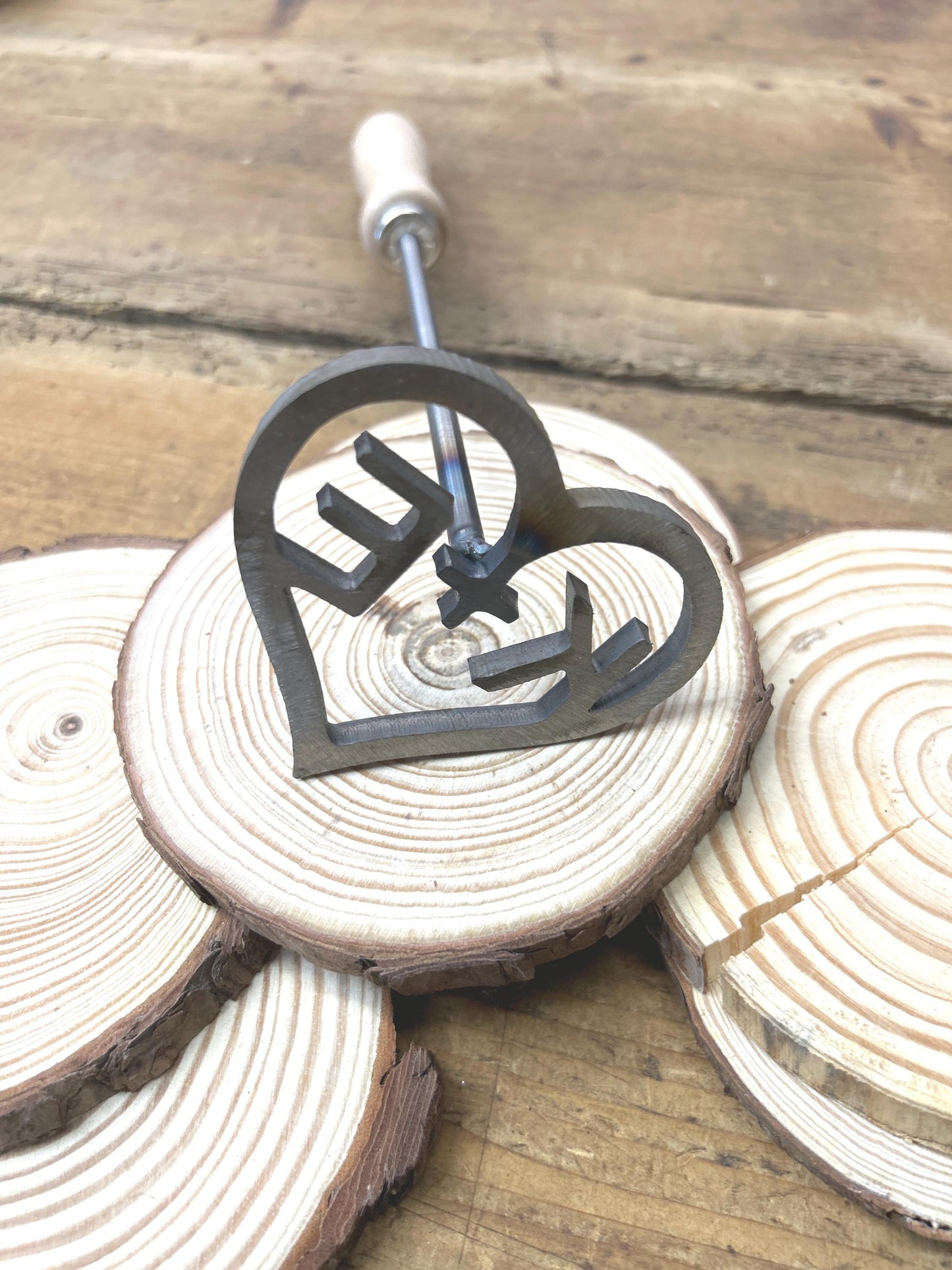 Custom Rustic Wedding Branding Iron for Unity Ceremony, Anniversary Gift, Country Unity