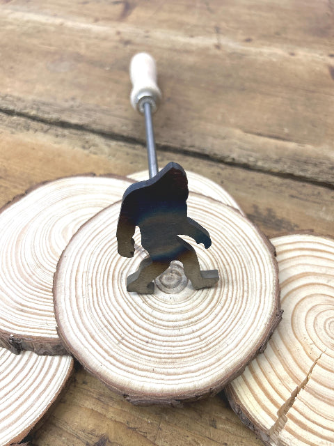 Bigfoot Yeti Branding Iron - Custom Made in USA for BBQ, Meat, Wood, and More