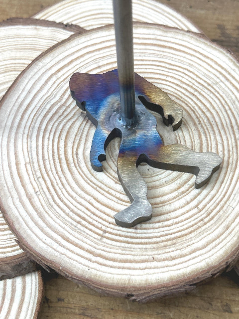 Bigfoot Yeti Branding Iron - Custom Made in USA for BBQ, Meat, Wood, and More