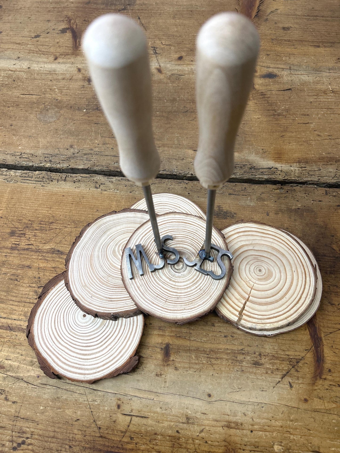 Custom Western Branding Iron with 3 letters (Made in the USA) wedding unity ceremony woodworking steel anniversary rustic