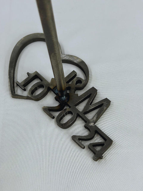 Country Wedding Branding Iron - Date, Initials, Heart - Branding Ceremony, Rustic Wedding,