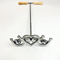 Complete wedding brander photo, the back side of the brand, and all the way to the handles.
