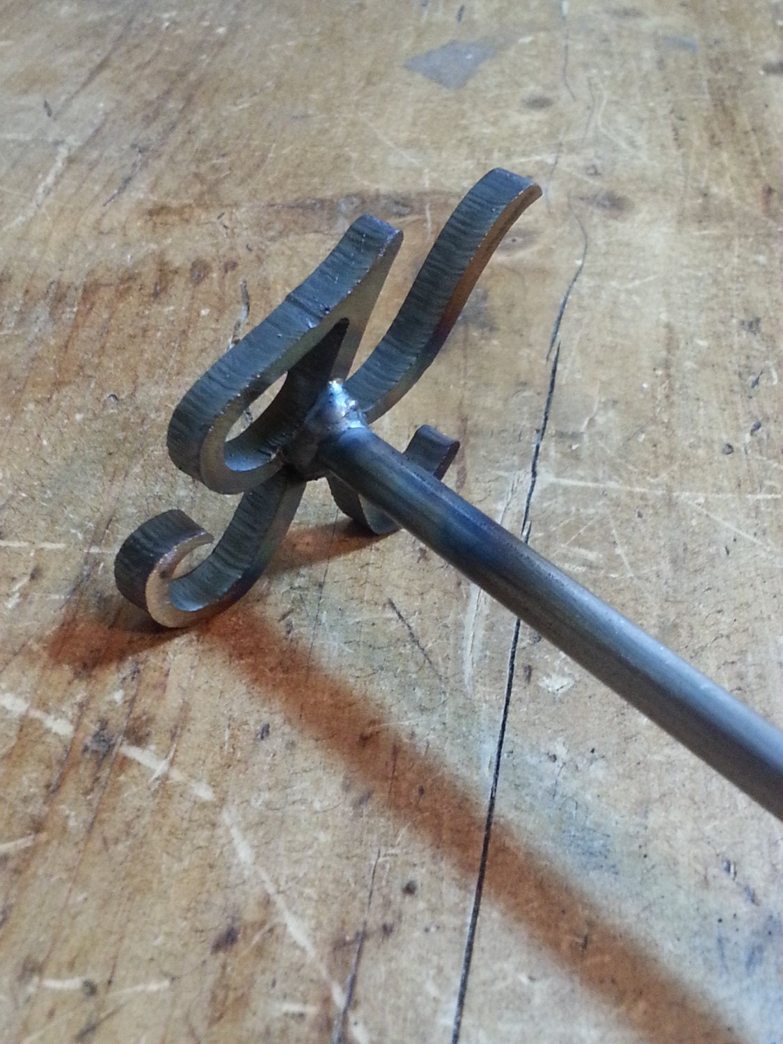 Custom Script Branding Iron with 1 letter (Made in the USA) wedding unity ceremony woodworking steel anniversary rustic