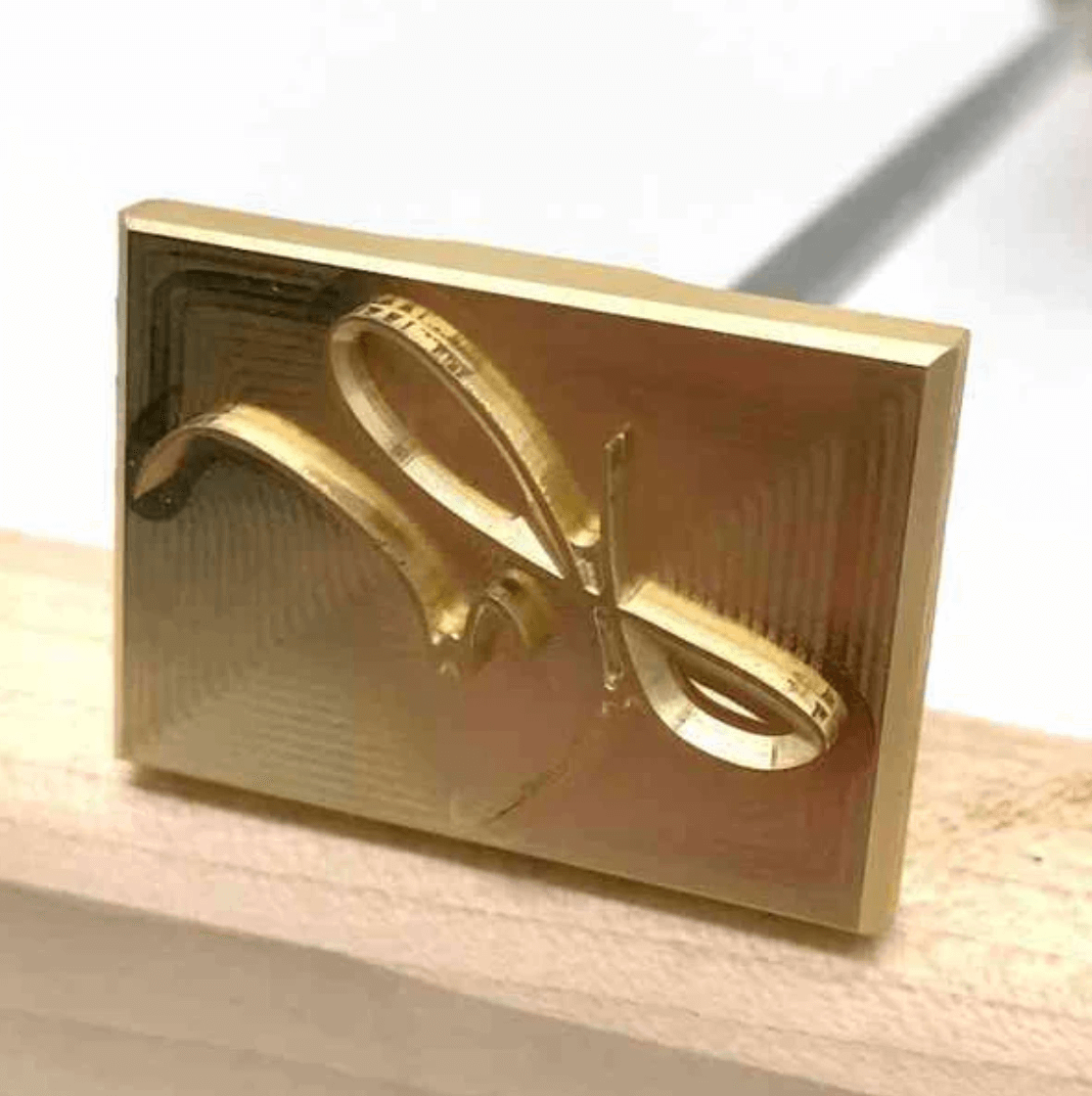 Brass Branding Iron - Close Up