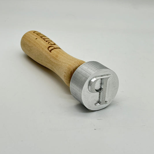 Round Ice Cube Stamp with engraved handle