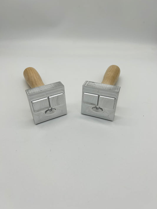 Custom ice cube stamp with design