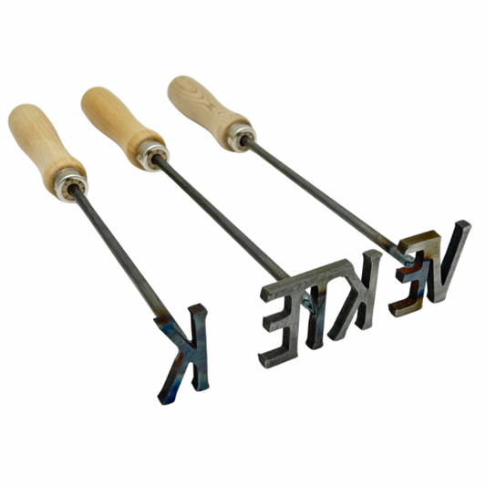 Branding Iron Letters - 1, 2, 3, or 4 letters