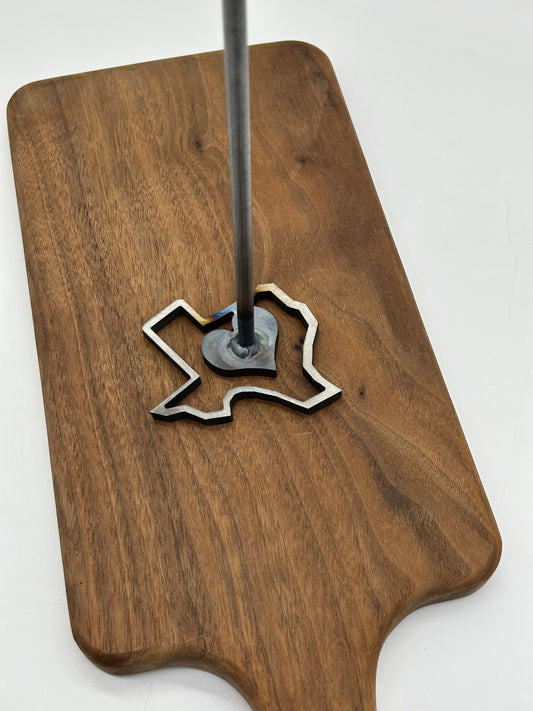 Custom Texas Heart Branding Iron