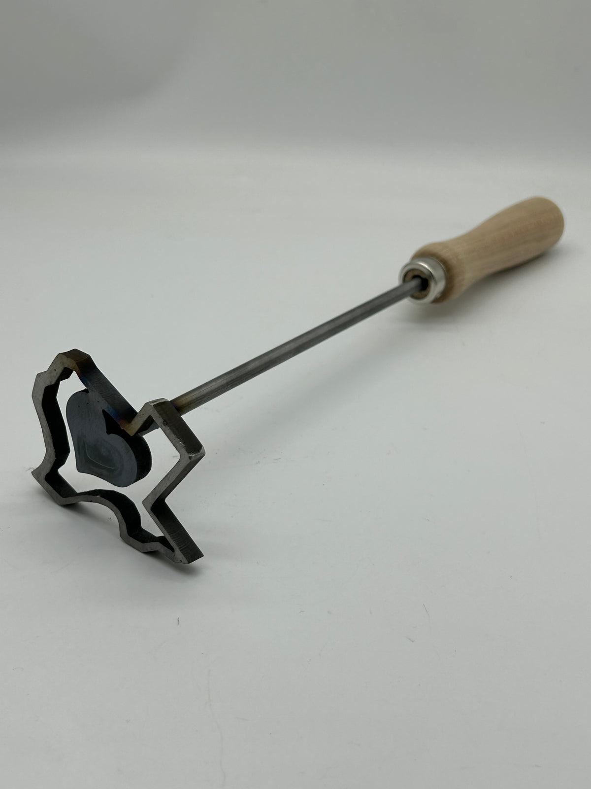 Texas Heart Branding Iron bottom view