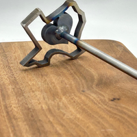 heart branding iron with Texas outline