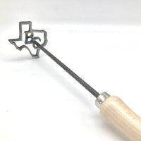 Custom Texas BBQ Brander full image with hardwood handle