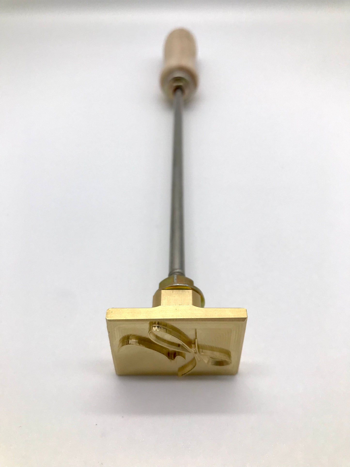 Custom Orange Peel Brass Branding Iron for Garnish - Personalized USA Made Gift