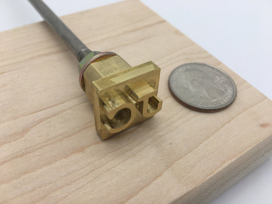 Custom Orange Peel Brass Branding Iron for Garnish - Personalized USA Made Gift