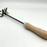 Custom Western Branding Iron with 3 letters (Made in the USA) wedding unity ceremony woodworking steel anniversary rustic