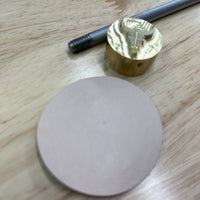 Custom USA-made Leather Brass Tooling Stamps - Perfect Anniversary Gift for Him or Her