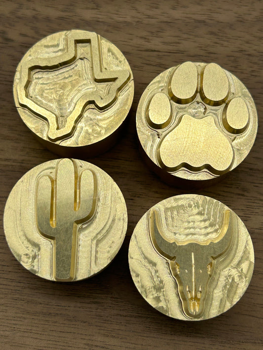 Pottery and Clay Brass Stamps (Made in the USA)