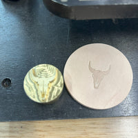 Custom USA-made Leather Brass Tooling Stamps - Perfect Anniversary Gift for Him or Her