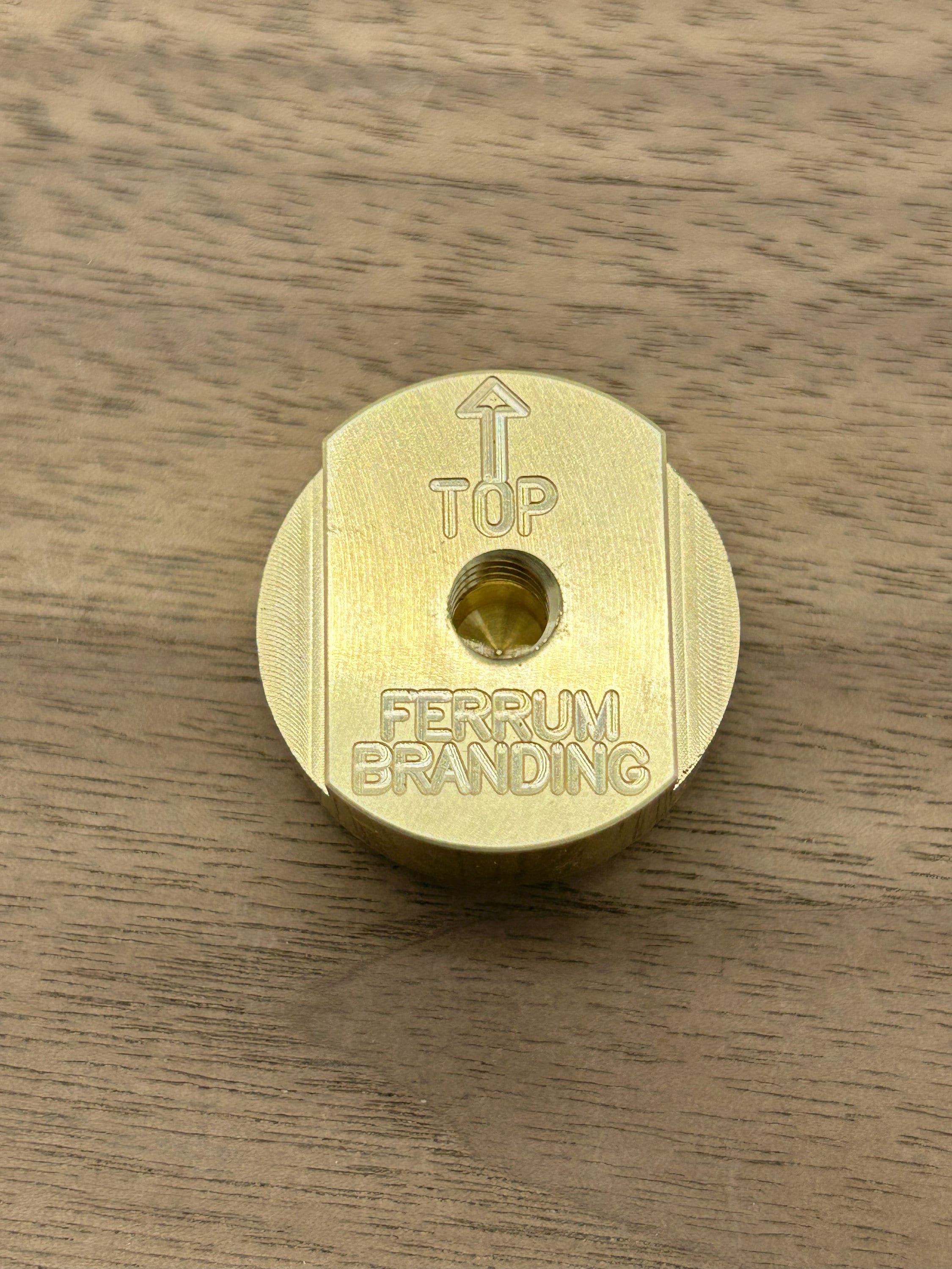 Handmade Brass Leather Stamp Tool For DIY Crafting - Number #365, Durable & Ready To Use